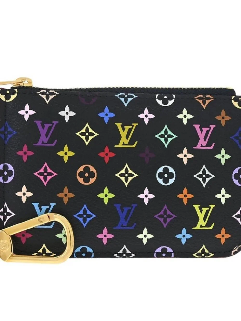 Louis Vuitton Multicolor Pochette Cles Coin Case Wallet - Picture 1 of 15
